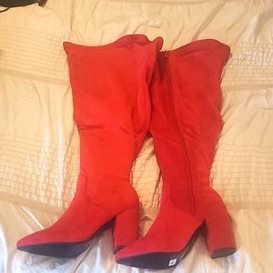 Torrid Red over knee boots